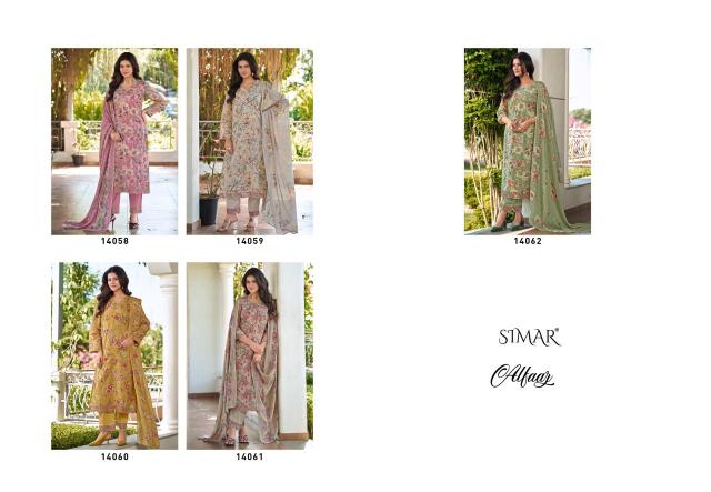 Glossy simar alfaaz dress material wholesale shops at mangalote